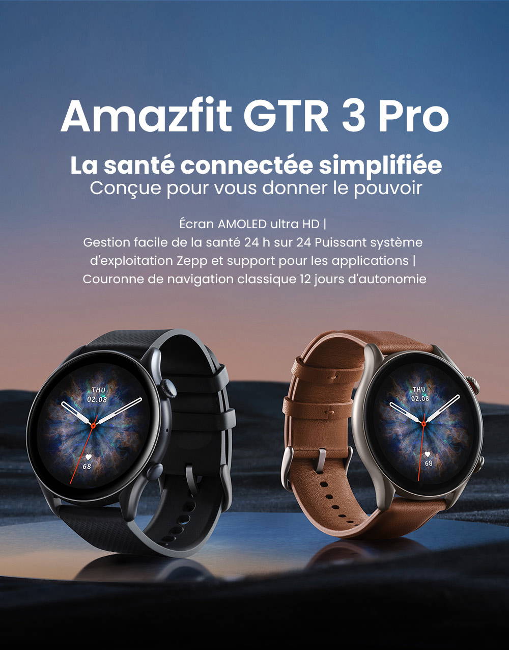 Amazfit clearance gtr francais